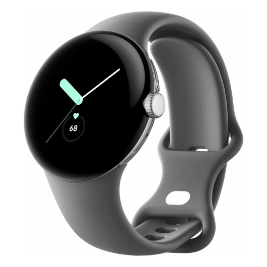 Умные часы Google Pixel Watch Wi-Fi + LTE Polished Silver/Charcoal