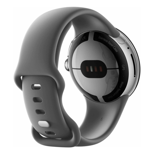 Умные часы Google Pixel Watch Wi-Fi + LTE Polished Silver/Charcoal