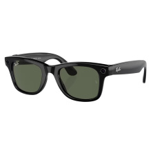Умные очки с камерой Ray Ban Wayfarer Shiny Black/Green G15 Green 50-150