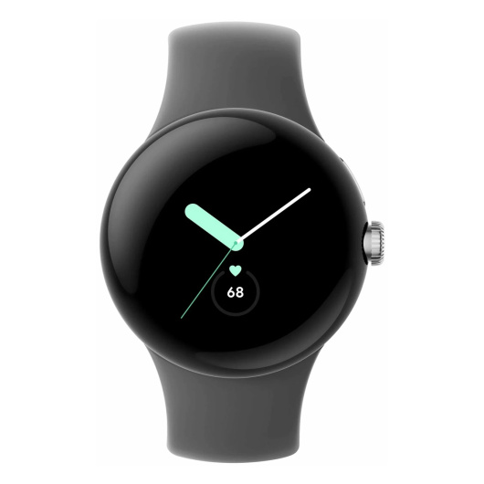 Умные часы Google Pixel Watch Wi-Fi + LTE Polished Silver/Charcoal