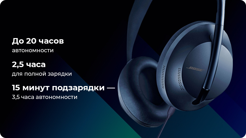 Беспроводные наушники Bose Noise Cancelling Headphones 700 Синие