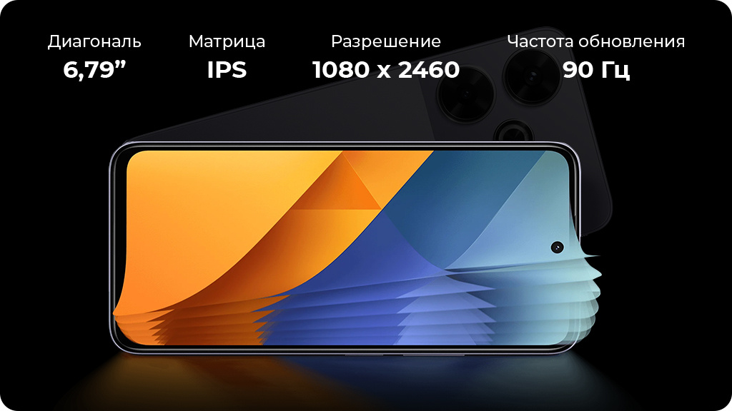 Xiaomi Poco M6 6/128Gb (NFC) РСТ Черный